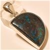 Image 1 : Azurite Pendant Solid Sterling Silver