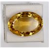 Image 1 : 16.06ct Natural citrine oval cut