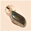 Image 1 : Azurite Pendant Solid Sterling Silver