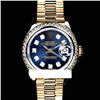 Image 2 : Rolex Men's 18K Yellow President, QuickSet, Diamond Dial & Diamond Bezel - REF-1243W6K