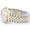 Image 4 : Rolex Men's Two Tone 14K Gold/SS, QuickSet, Diam Dial & Diam/Ruby Bezel - REF-557X6Y