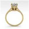 Image 4 : 1.0 CTW VS/SI Princess Diamond Solitaire Engagement Ring size 7 18K Yellow Gold - REF-322R5K - 35752