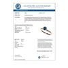 Image 3 : 0.77 CTW Certified Intense Blue SI Diamond Solitaire Engagement Ring 10K Rose Gold - REF-118M2F - 36