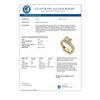 Image 3 : 1.41 CTW Princess VS/SI Diamond Solitaire Micro Pave Ring 18K Yellow Gold - REF-200M2F - 37180