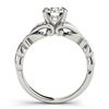 Image 4 : 0.85 CTW Certified VS/SI Diamond Solitaire 2Pc Set 14K White Gold - REF-208M2F - 31874