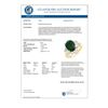 Image 3 : 3.27 CTW Emerald & Diamond Ring 14K Yellow Gold - REF-71W5H - 13328
