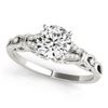 Image 1 : 0.70 CTW Certified VS/SI Diamond Solitaire Ring 18K White Gold - REF-114M9F - 27861