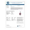 Image 3 : 3.87 CTW Ruby & Diamond Pendant 18K White Gold - REF-90N9A - 14362