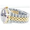 Image 4 : Rolex Men's Two Tone 14K Gold/SS, QuickSet, Diam/Ruby Dial & Diam/Ruby Bezel - REF-557H2W