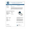 Image 3 : 1.47 CTW Certified Intense Blue SI Diamond Solitaire Engagement Ring 10K White Gold - REF-230M9F - 3