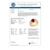 Image 3 : 2.75 CTW Ruby & Diamond Men's Ring 10K Yellow Gold - REF-61W8H - 13478