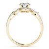 Image 4 : 1.01 CTW Certified VS/SI Diamond Solitaire 2Pc Wedding Set 14K Yellow Gold - REF-140X2R - 31999