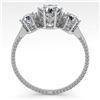 Image 4 : 1 CTW Past Present Future Certified VS/SI Diamond Ring 18K White Gold - REF-157M5F - 35904