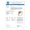 Image 3 : 1.43 CTW Emerald & Diamond Ring 14K Rose Gold - REF-65H5M - 13379