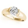 Image 2 : 0.50 CTW Certified VS/SI Diamond Solitaire Ring 18K Yellow Gold - REF-108R9K - 27800