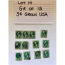 STAMPS, USA, 3 CENTS