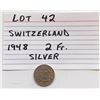 Image 1 : COIN, SWITZERLAND 1948, 2 FR.