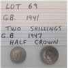 Image 2 : COINS, GB, 2 SHILLINGS, 1/2 CROWN