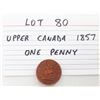 Image 1 : COIN, UPPER CANADA, 1857, PENNY