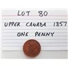 Image 2 : COIN, UPPER CANADA, 1857, PENNY