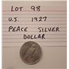 Image 1 : COIN, US, 1927, DOLLAR