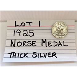 COIN, 1925 NORSE MEDAL