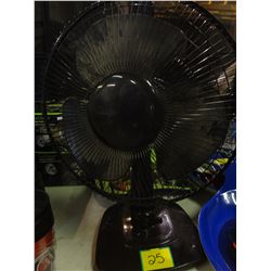 small black Table fan
