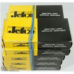 9 BOXES OF 12V 1157 CLEAR BULBS.