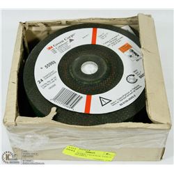 TEN 3M 24 GRIT 7"X1/4"X7/8" TYPE 27 GRINDING DISCS