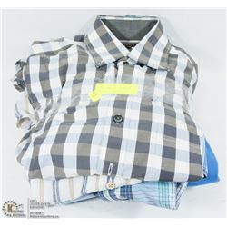 5 ASSORTED SIZE SMALL MENS SHIRTS