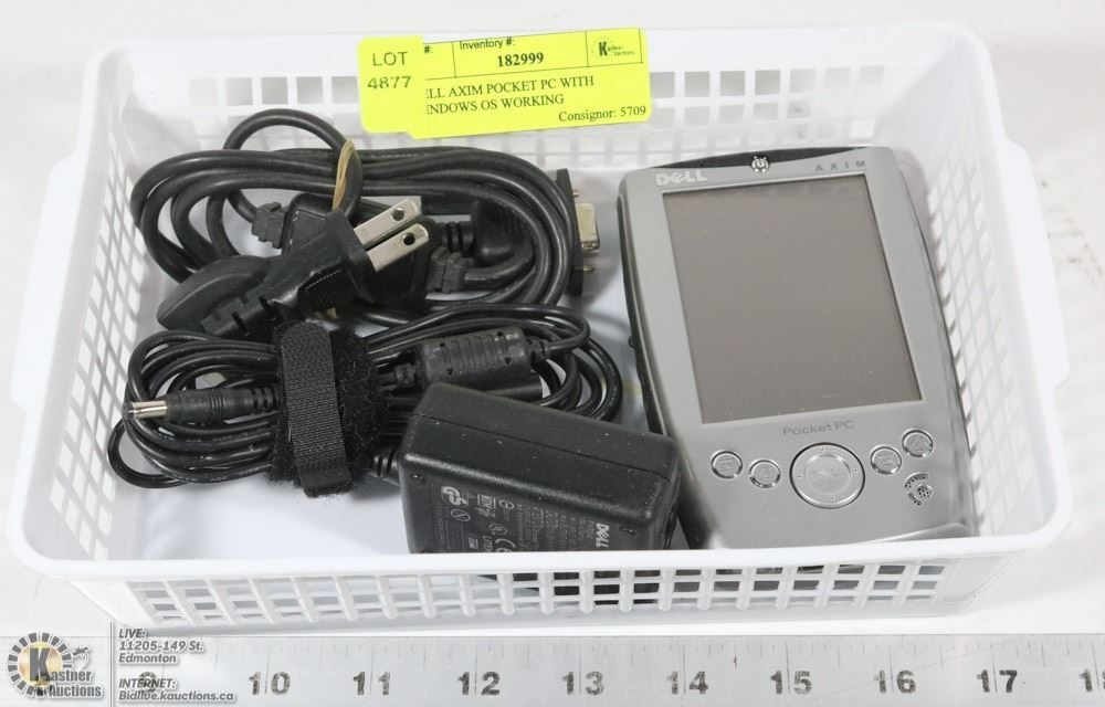 DELL AXIM POCKET PC WITH WINDOWS OS WORKING - Kastner Auctions