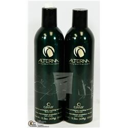 TWO BOTTLES OF ALTERNA AGE FREE PROTECTANT
