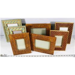 FLAT WITH 7 SHOWHOME PICTURE FRAMES.