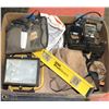 LARGE BOX OF TOOLS INCL. PORTABLE WORK