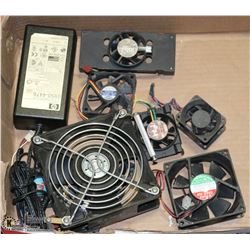 BOX OF COMPUTER CPU FANS
