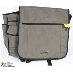 BUM EQUIPMENT GREEN CANVAS LAPTOP BAG
