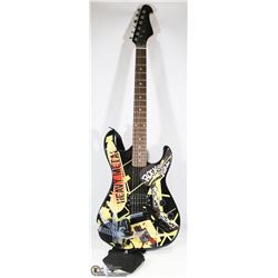 GUITAR WITH PORTABLE AMP - AS IS