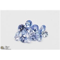 17) GENUINE TANZANITE ASST SHAPE & SIZES GEMSTONES
