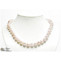 22) ST. SILVER CLASP FRESHWATER PEARL NECKLACE