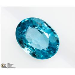 23) BLUE ZIRCON GEMSTONE