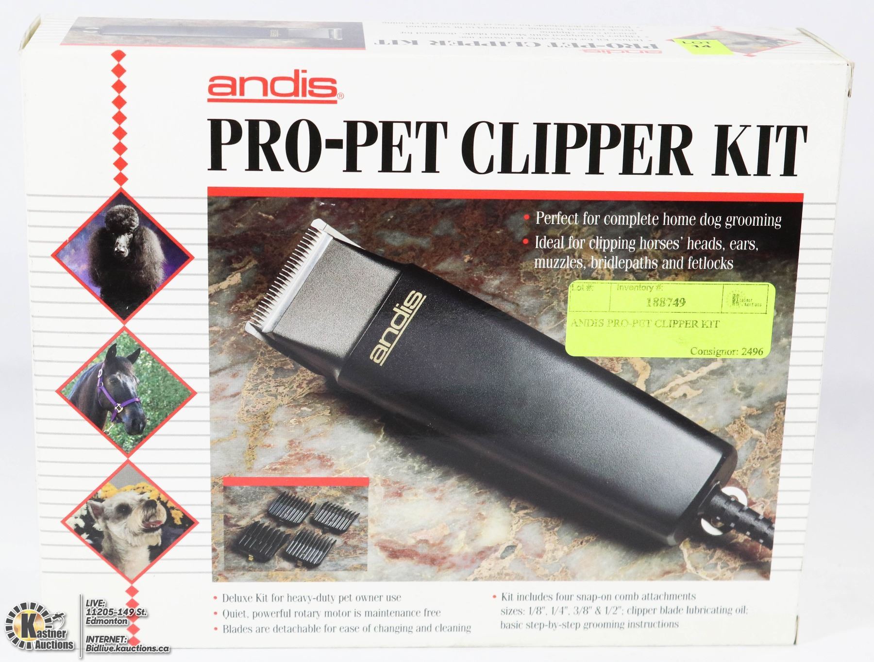 andis pro animal home clipper kit