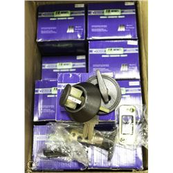 CASE OF 24 NEW DEADBOLTS