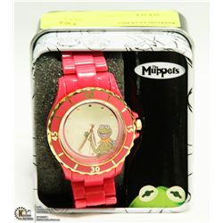 KERMIT THE FROG WATCH WITH CASE