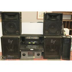 PROFESSIONAL COMPLETE DJ SET UP INCL 4 LIGHT