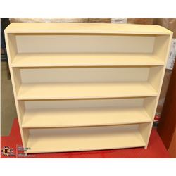 4) OFF -WHITE BOOK SHELF