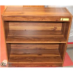 MAHOGANY COLOR BOOKSHELF 30"X30"