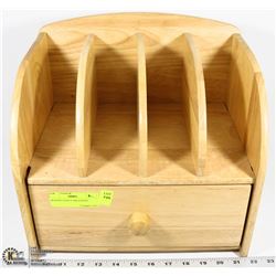WOODEN OFFICE ORGANIZER