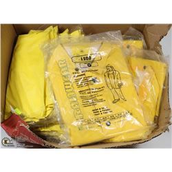 BOX OF SIZE M AND L RAIN GEAR