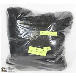 BAG OF 21PCS MENS BLACK TUBE SOCKS