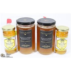 TOTE WITH 2 LARGE ROSEWOOD ESTATES WILDFLOWER